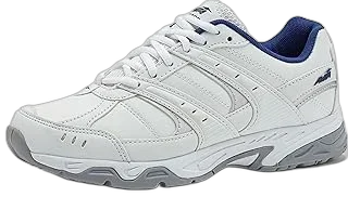 Avia women's walking shoes in white with breathable mesh upper